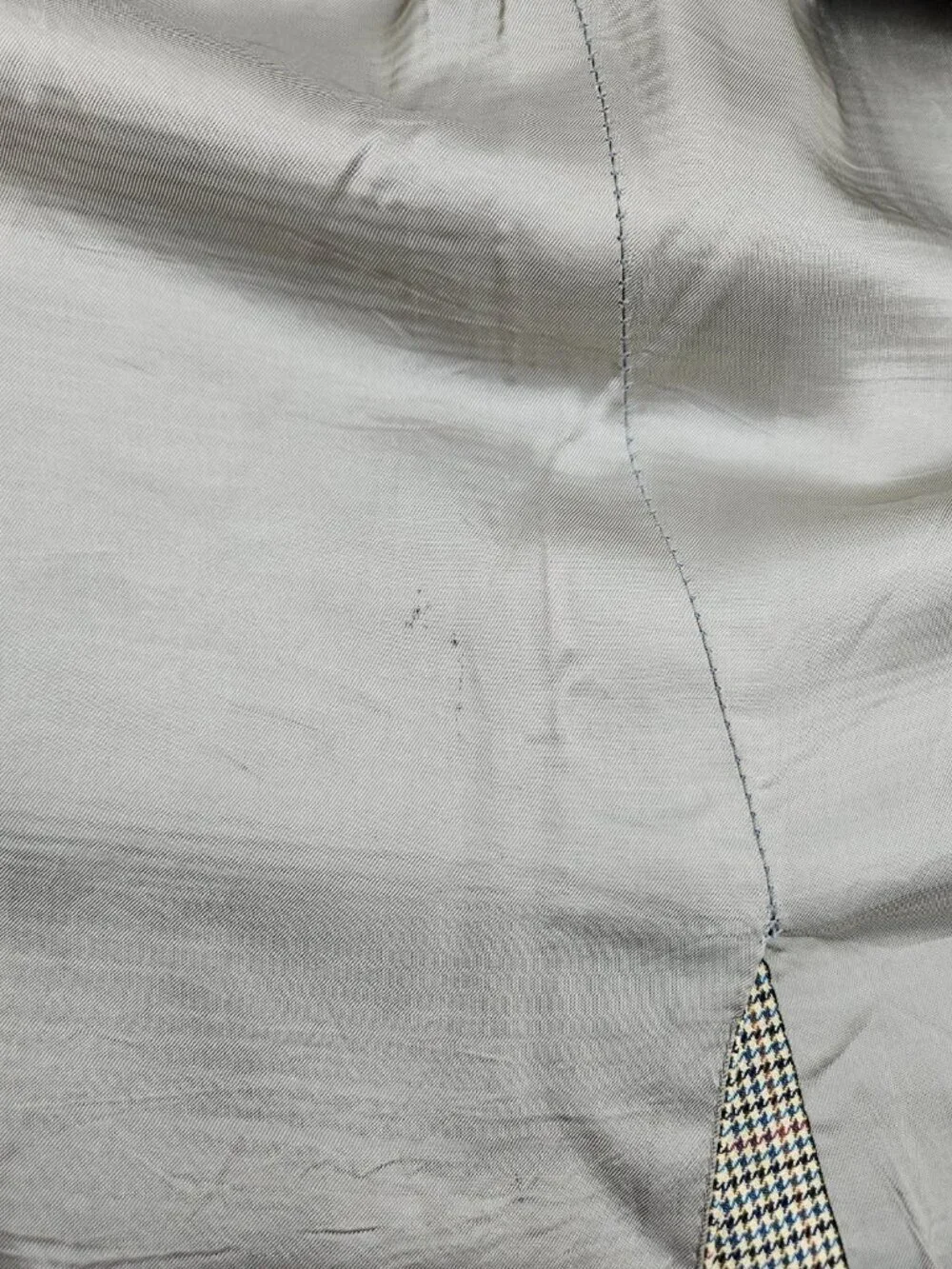 Polo University by Ralph Lauren Houndstooth Blazer Mens 46L Wool Sportscoat